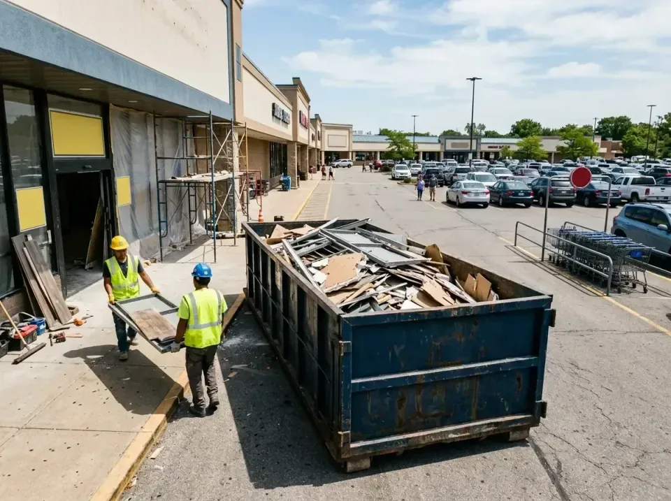 retail-store-renovation-debris-003 — frequently asked questions, Roll-off Dumpster Rentals in Germantown, MD